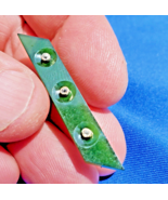 Antique Deco Jade Diamond Bar Pin 9k Gold Elegant Sophisticated Victoria... - $29,529.12 MXN