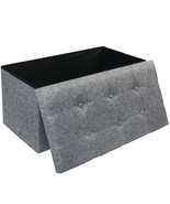 30&#39;&#39; Storage Ottoman Storage Bench For Living Room Entryway Hallway Foot... - £63.63 GBP