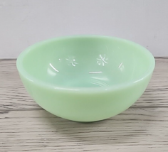 Vintage Fire King Jadeite Oven Ware 5&quot; Glass Bowl - Made in USA - £11.45 GBP