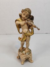 Fontanini Italy Depose Nativity Figure Angel Playing Violin - $16.83