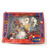 Papo The Knights Chevaliers Red Play Set Medieval Figures &amp; Horse Boxed - €64,37 EUR