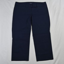 The Limited 6 Navy Blue Exact Stretch Slim Cropped Womens Dress Pants - £11.73 GBP