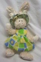 Emrad Creations Cute Bunny Rabbit In Springtime Dress 8" Plush Stuffed Animal - £11.67 GBP