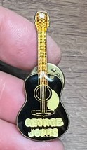 Vintage George Jones Guitar hat lapel  Pin pinback - £7.21 GBP