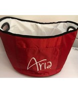 Aria Hotel Licensed Cooler/Handbag/Carry All-Insulated-Red-18”L x 14”W x... - £107.13 GBP