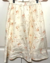 Ralph Lauren Denim &amp; Supply L Peasant Tiered Yellow Mini Floral Lined Skirt - $14.85