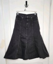 Levi’s Denim Fit and Flare Black Skirt Size 26 - $35.00