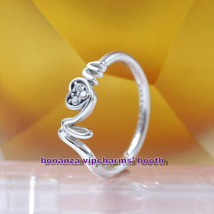 2022 Mother&#39;s Day Release 925 Sterling Silver Mom Pave Heart Ring With Clear CZ  - £13.35 GBP