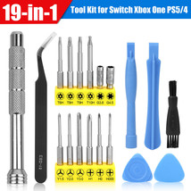 19-in-1 Cleaning Repair Tool Set Screwdriver Kit for PS5/PS4 Xbox One Co... - £13.30 GBP