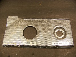 1961 Chrysler Ignition Off - On - Vol Aluminum Dash Bezel Oem 62 Newport - $44.99