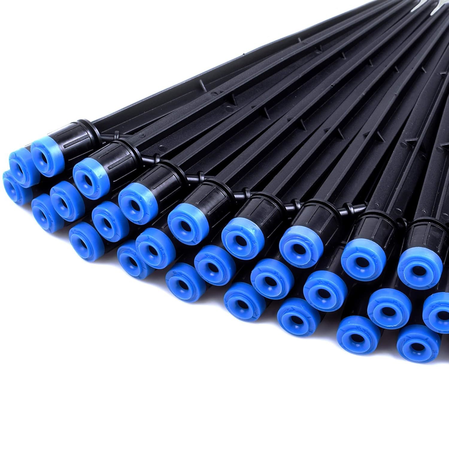 50Pcs Drip Emitters Fan Shape With Stake Water Flow Adjustable For 1/4 Inch - $41.99