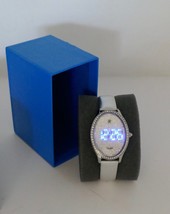 Victoria Wieck Beverly Hills Genuine Leather Digital Quartz Watch - $47.99