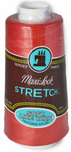 A&E Maxi Lock Stretch Textured Nylon Artillery Red Serger Thread  MWN-32326 - $10.76