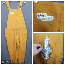 Muff Waders Men’s Brown  Overalls Beer Pocket Size Large As Seen On Shar... - £21.45 GBP