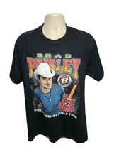 2012 Brad Paisley World Tour The Camobunga Perry Band Adult Large Black TShirt - £15.27 GBP