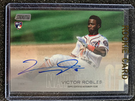 2018 Stadium Club Autographs #SCAVR Victor Robles RC AUTO Nationals - £9.00 GBP