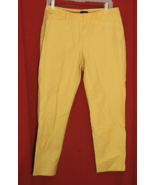 White House Black Market The Slim Ankle Womens 8 Yellow Pant - €20,66 EUR