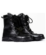 Men&#39;s Scottish Kilt Ghillie Brogue Black Boots Real Leather Shoes Size 7... - $79.00