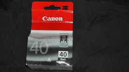 Unopened  Genuine Cannon Pixma PG-40 Black Ink Cartridge - £11.95 GBP