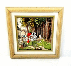 Vintage Percy The Park Keeper Decoupage Art 3D John Ellam Nick Butterswo... - £23.53 GBP