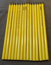 Berol Verithin Eagle Colored Pencils #735 Canary Yellow Unsharpened Lot of 15 - £15.17 GBP