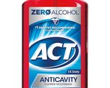 ACT Anticavity Zero Alcohol Fluoride Mouthwash 18 fl. oz., With Accurate... - £6.82 GBP