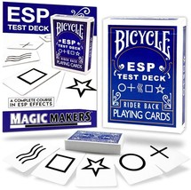 Bicycle ESP Test Deck Playing Cards with Complete Online Learning - £29.25 GBP