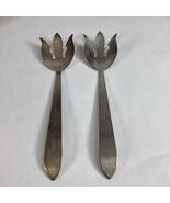 Set Of 2 Saben Silverplate Salad Forks - $230.65 MXN