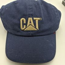 CAT Caterpillar Navy Blue Hat Cap Adjustable Strap H Series Wheel Loader... - €23,29 EUR