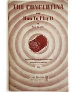1905 The Concertina And How To Play It Paul De Ville Carl Fischer Guide E37 - $552.13 MXN