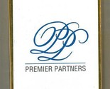 Premier Partners Playing Cards   MINT Sealed Deck in Box - £9.49 GBP