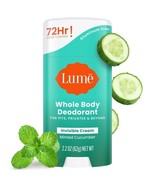 Lume Whole Body Women’s Deodorant Minted Cucumber Scent - 2.2oz - $12.86