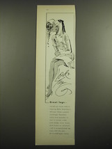 1968 Lord &amp; Taylor Belle Sharmeer Whisper Sheer Support Stockings Advertisement - £14.61 GBP