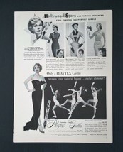 Vintage 1953 Playtex Girdle Hollywood Stars Zsa Zsa Gabor Original Full Page Ad - £5.22 GBP