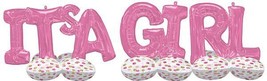 It&#39;s A Girl Balloons Yard Display Foil JUMBO Outdoor Indoor Large Decoration - £27.32 GBP