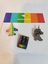 gay pride enamel pin lesbian set target unicorn 2 Moms parade fashion new Lgbtq - £7.98 GBP