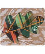 Starbucks 2016 Mini Leaf Plaid Collectible Gift Card New No Value - $54.94 MXN