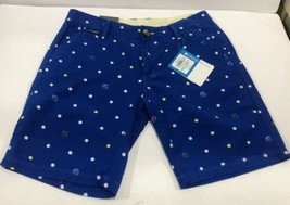 Columbia PFG Women&#39;s Harborside Regular FIt Shorts Blue Polka Sz 2 Insea... - £27.33 GBP