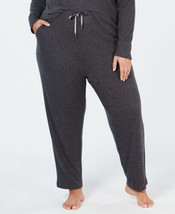 Alfani Womens Plus Size Ribbed Soft Knit Joggers,Size 3XL,Dark Grey - $119.99