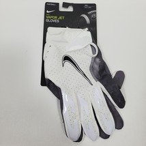 Nike Football Vapor Jet WR Receiver Gloves White Black CZ8155-184 Men’s Size 3XL - £27.08 GBP