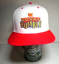 WWE Ripple Junction White/Red Royal Rumble  Snapback Hat MINT - $27.99