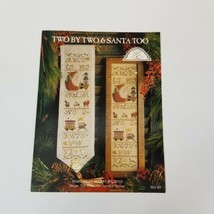 Cross Stitch Chart - Homespun Elegance - Two by Two &amp; Santa Too 2002 No.... - £5.43 GBP
