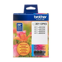 Brother LC30113PKS 3PK COL INK STD YIELD - €53,43 EUR
