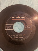 GEORGE JONES I&#39;LL SEE YOU WHILE AGO/I&#39;LL SHARE MY WORLD WITH YOU VINYL 4... - $5.00
