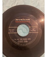 GEORGE JONES I&#39;LL SEE YOU WHILE AGO/I&#39;LL SHARE MY WORLD WITH YOU VINYL 4... - $5.00