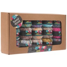 Multi-Color Artiste Hand-Dyed Crochet Cotton Thread - £16.99 GBP