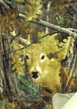 CAMO DEER in Woods Camouflage Huntsman Luxury Sherpa Throw Soft Blanket 50"x70"