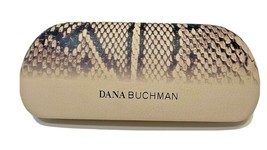 Dana Buchman Eyeglasses Sunglasses Hard Snap Case Snake Print  - £7.57 GBP