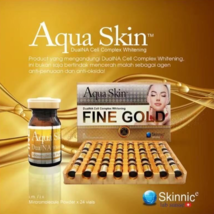 Original 1 Box Aqua Skin Fine Gold Fast Shipping Dhl - £117.15 GBP