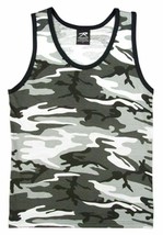 2XL New CITY CAMO TANK TOP Tshirt Gray Military Tee Shirt Rothco 6601 XXL - $11.99